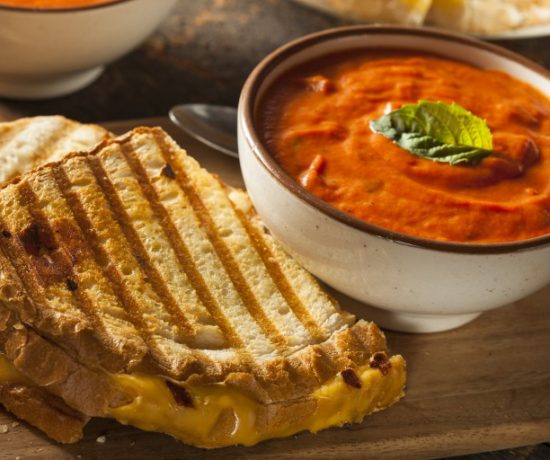 Grilled cheese, Tomato Soup