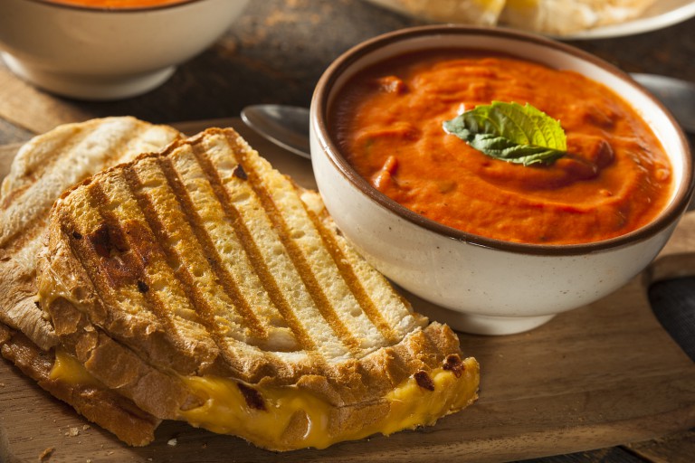 Grilled cheese, Tomato Soup