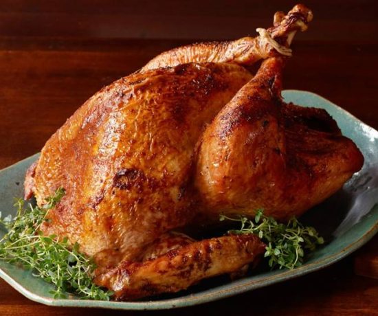 ROAST CHICKEN WITH BUTTER AND BOURBON