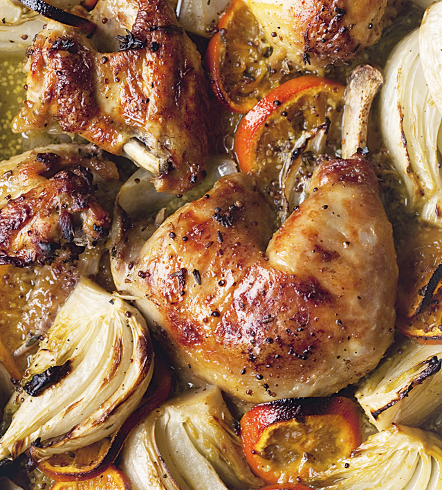 ROASTED CHICKEN WITH FENNEL